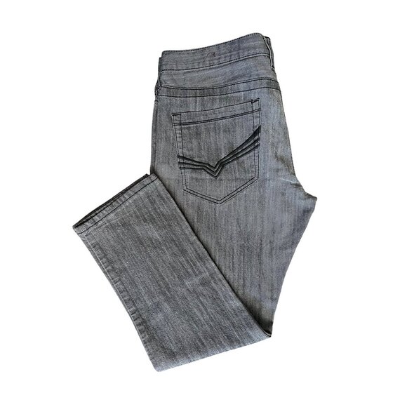 G By Guess Korbin Slim Fit Gray Denim Jeans For Men Size 36X30 - Picture 14 of 15